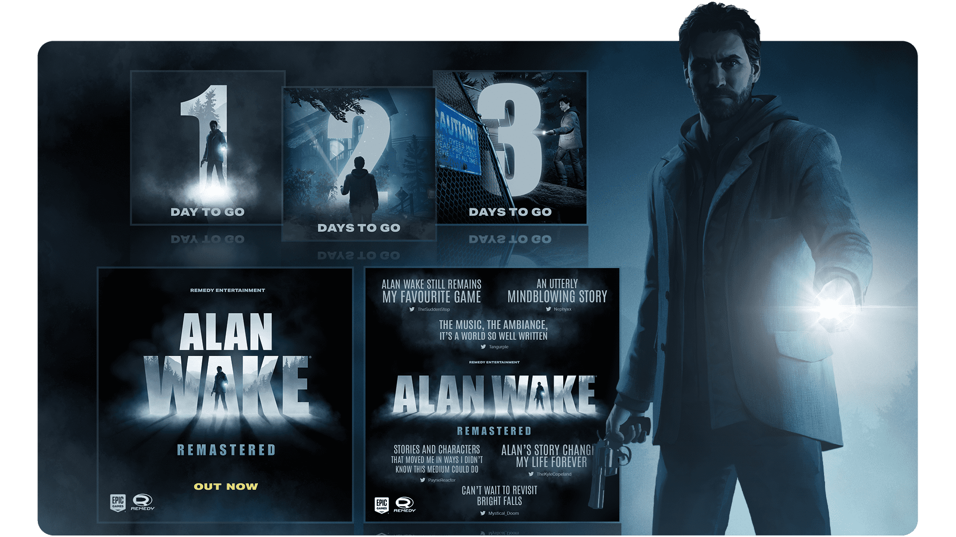 Alan Wake Remastered | Epic Games | GameStop